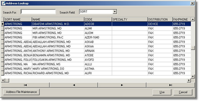 AddressLookup
